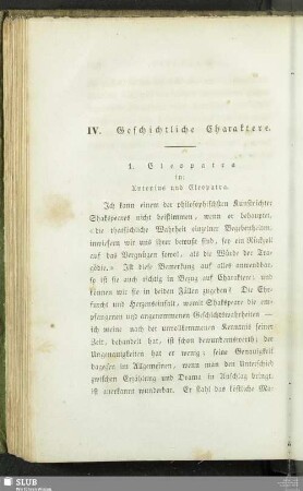 IV. Geschichtliche Charaktere