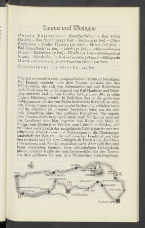 Taunus und Rheingau