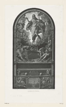 Auferstehung Christi (Entwurf zum Epitaph des Ulrich Fugger)