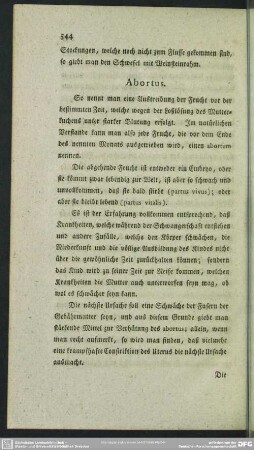 [Von den Krankheiten der Schwangeren]