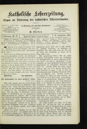 ¬Die¬ Volksschule im alten Hochstift Fulda