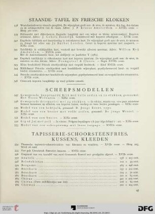 Scheepsmodellen (Nr. 547-553)