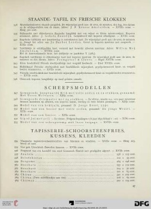 Scheepsmodellen (Nr. 547-553)