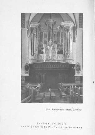 Arp Schnitger-Orgel in der Hauptkirche St. Jacobi zu Hamburg