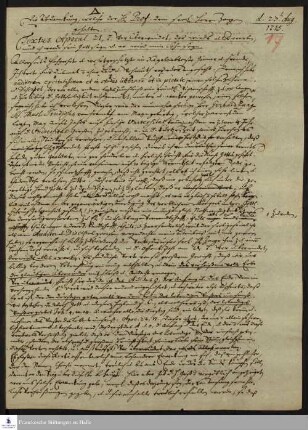 Leichenpredigt von August Hermann Francke für Gerhard Zange.