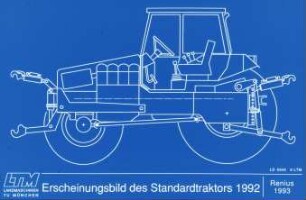 Erscheinungsbild des Standarttraktors 1992