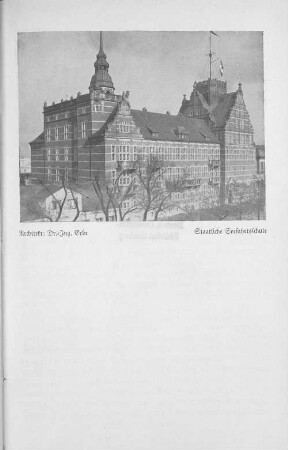 Architekt: Dr.-Ing. Erbe / Staatliche Seefahrtschule