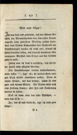 Wer war klüger?
