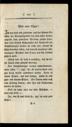 Wer war klüger?