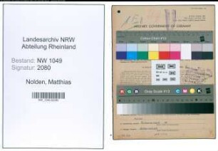 Entnazifizierung Matthias Nolden , geb. 25.12.1894 (Landwirt)