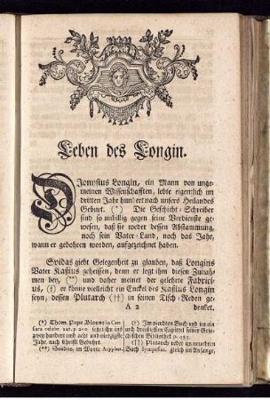 Leben des Longin.