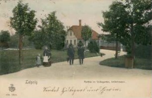 Leipzig: Parthie im Volksgarten, Sellerhausen