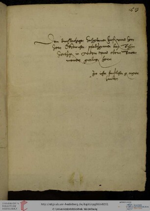Theologische Betrachtungen, Pfalzgraf Ottheinrich gewidmet