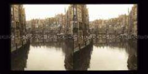 Wohnhäuser und Brücke am alten Kanal, Amsterdam