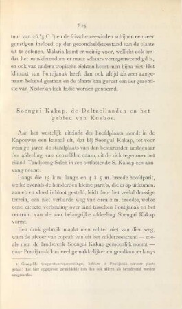Soengai Kakap; de Deltaeilanden en het gebied van Koeboe