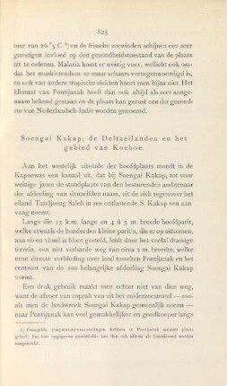 Soengai Kakap; de Deltaeilanden en het gebied van Koeboe