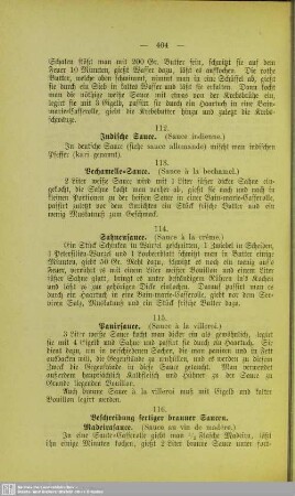 Beschreibung fertiger brauner Saucen