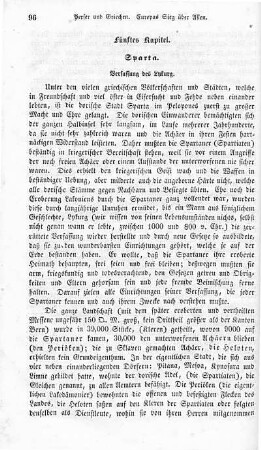 Fünftes Kapitel. Sparta