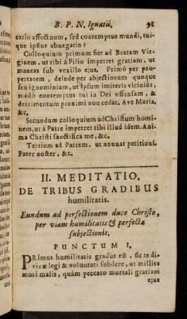 91-98, II. Meditatio; ...
