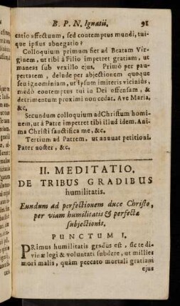 91-98, II. Meditatio; ...