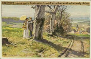 Ich schnitt' es gern in alle Rinden ein [...]