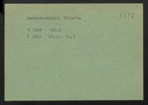 Waffenschmidt, Wilhelm