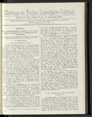 Beilage Nr. 38 zu Stück 47 vom 21. November 1903.