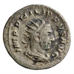 Münze, Antoninian, 248 n. Chr.