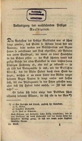 Jean Paul's sämmtliche Werke. 7,1 = 31, Komischer Anhang zum Titan : erstes Bändchen