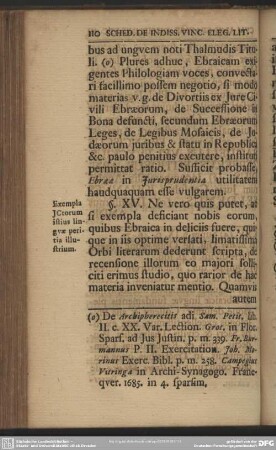 §. XV. Exempla JCtorum istius linguae peritia illustrium