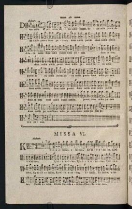 26-31, Missa VI.