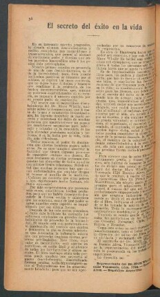 El secreto del éxito en la vida