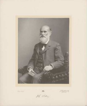 Theodor Carl Gustav von Leber, Direktor der Augenklinik in Heidelberg