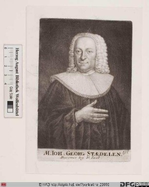 Bildnis Johann Georg Staedelin (Staedelen)
