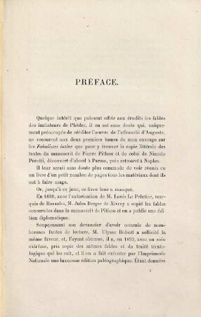 Phaedri Augusti liberti Fabulae Aesopiae veteres et novae