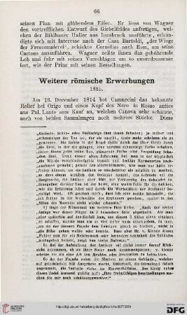 Weitere römische Erwerbungen