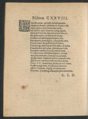 Psalmus CXXVIII.