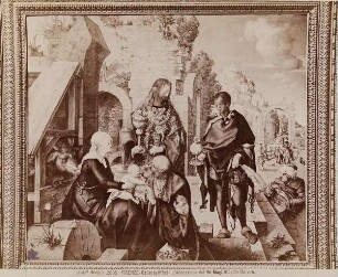 Firenze - Galleria Uffizi: L'Adorazione dei Re Magi, Alberto Durero
