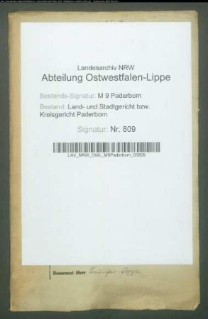 Erblasser: Förster, Antonette, geb. Schopohl: