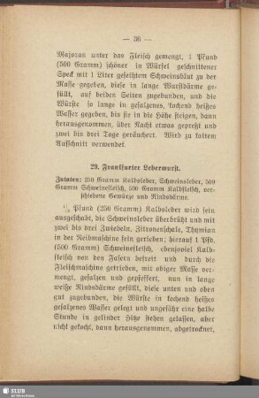 29. Frankfurter Leberwurst