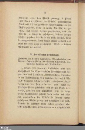 29. Frankfurter Leberwurst