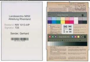 Entnazifizierung Gerhard Sander , geb. 08.08.1901 (Schlosser)