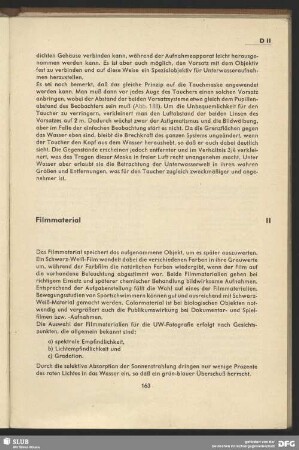 II Filmmaterial