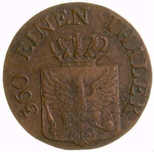 Münze, Pfennig, 1822