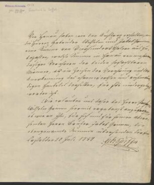 Brief an Wilhelm Grimm : 20.07.1838