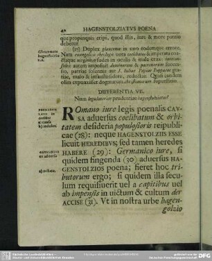 Differentia VII. Num legislatoriae prudentiae hagenstolziatus?