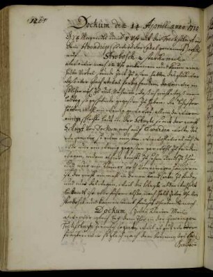 Dokkum 14. - 15. April 1710