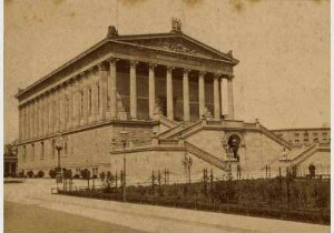Blick von Süden auf die Nationalgalerie