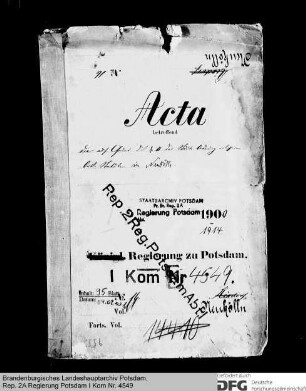 Ortsstatuten auf Grund des § 11 der Städteordnung in Neukölln (Rixdorf)