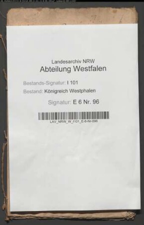 Waldungen des Orden der westphälischen Krone